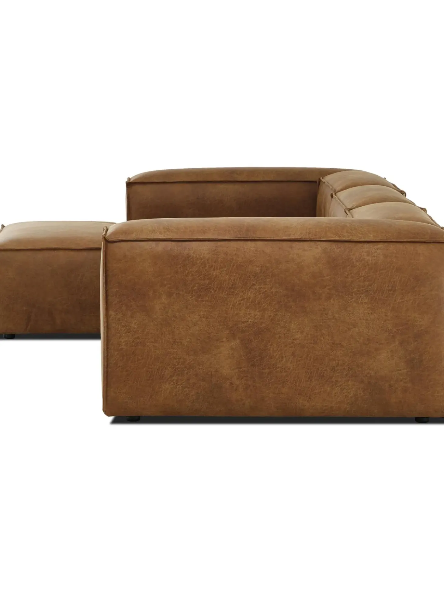 Sofa Rinconera Modular De Cuero Reciclado Lennon