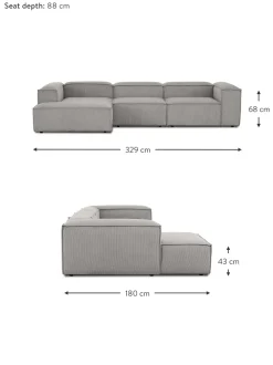 Sofa Rinconera Modular De Pana Lennon