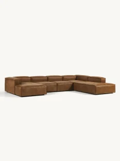 Sofa Rinconera Modular De Cuero Reciclado Lennon