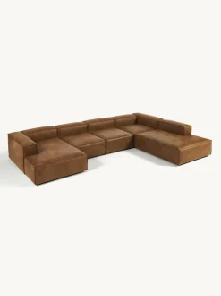 Sofa Rinconera Modular De Cuero Reciclado Lennon