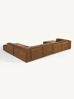 Sofa Rinconera Modular De Cuero Reciclado Lennon