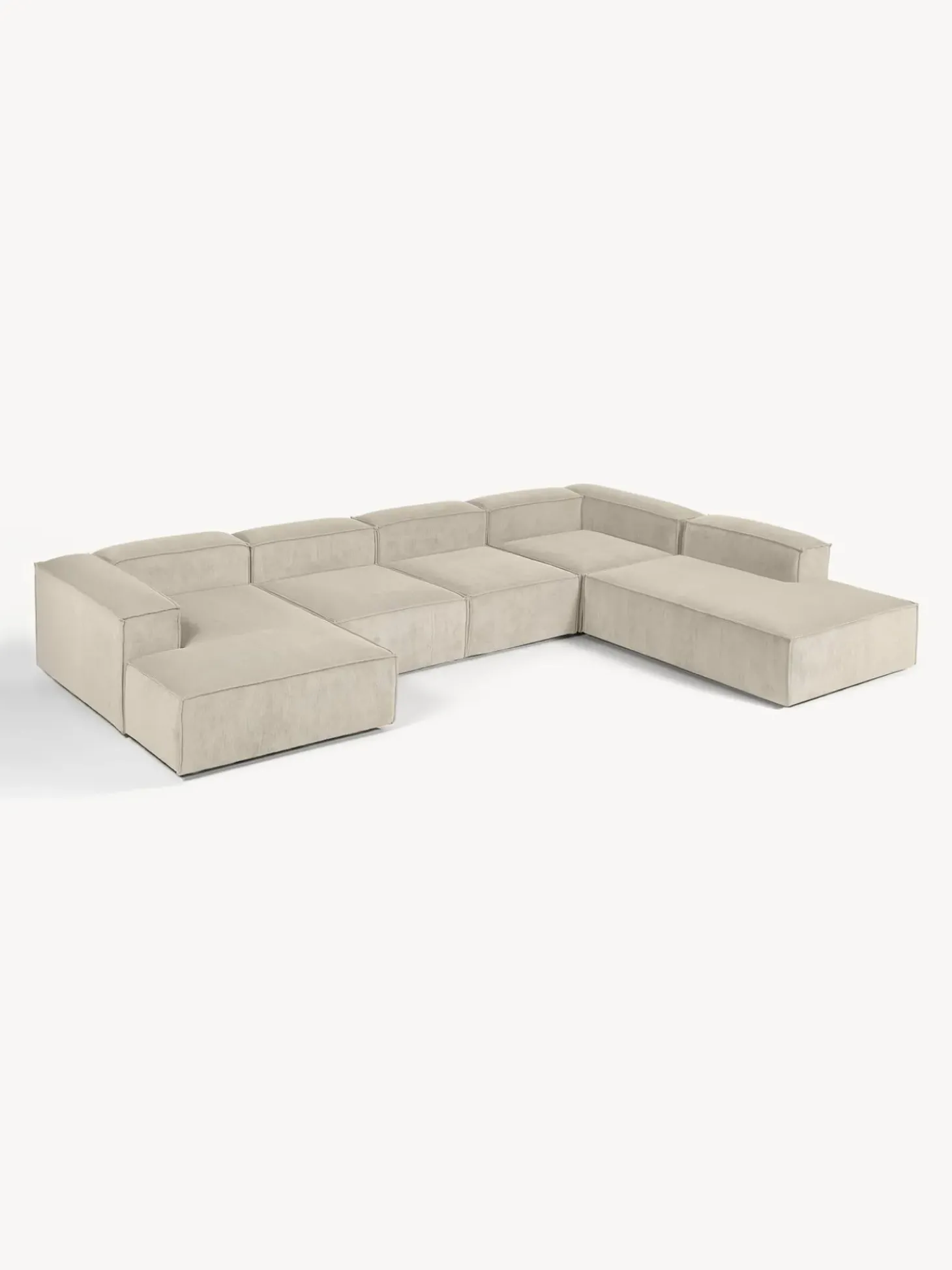 Sofa Rinconera Modular De Pana Lennon