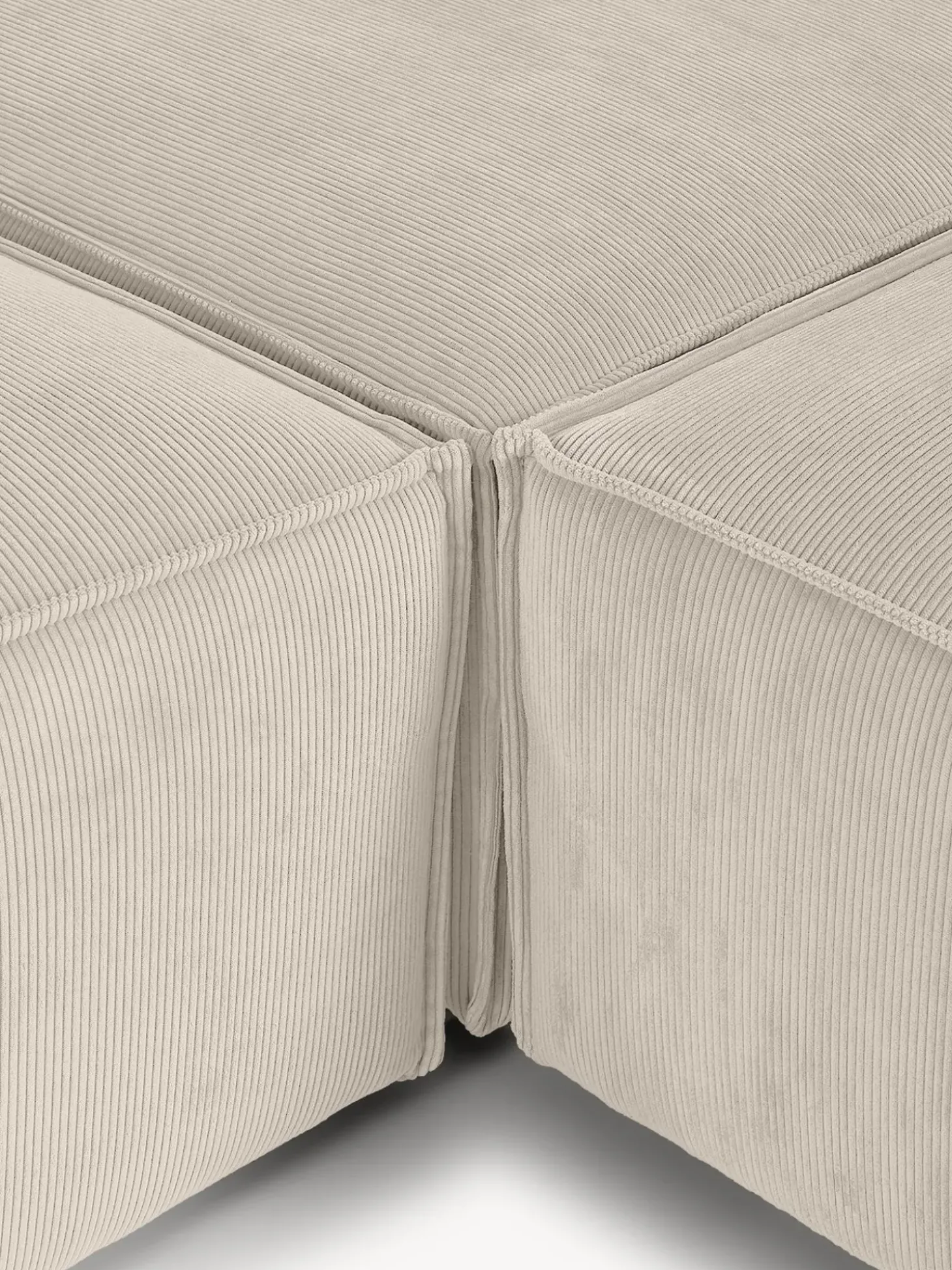 Sofa Rinconera Modular De Pana Lennon