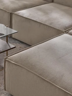 Sofa Rinconera Modular De Pana Lennon (4 Plazas)