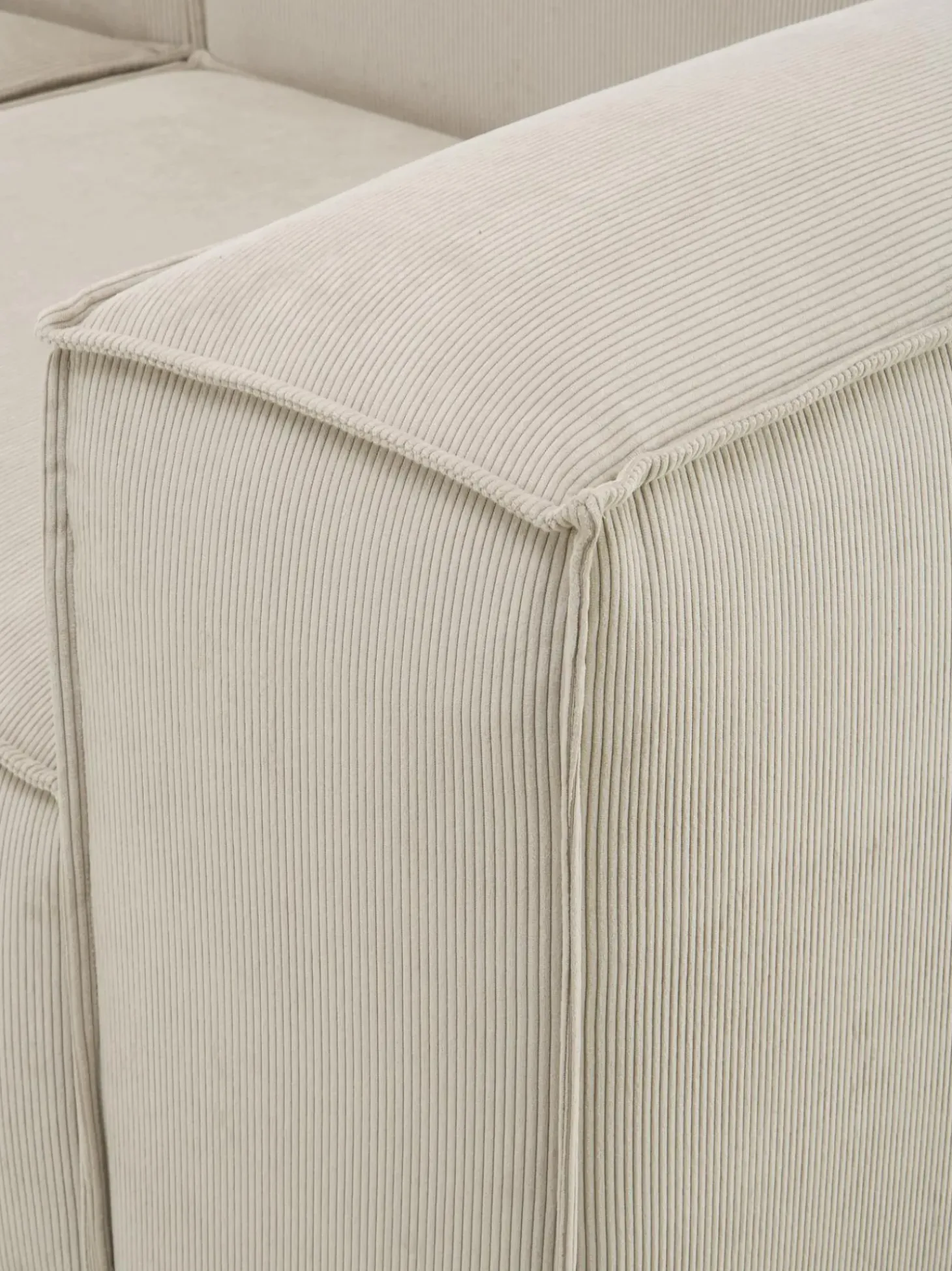 Sofa Rinconera Modular De Pana Lennon (4 Plazas)