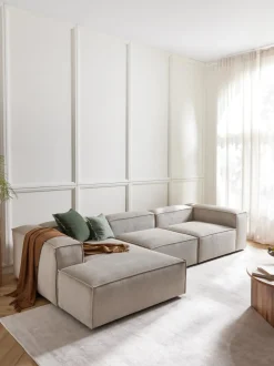 Sofa Rinconera Modular De Pana Lennon