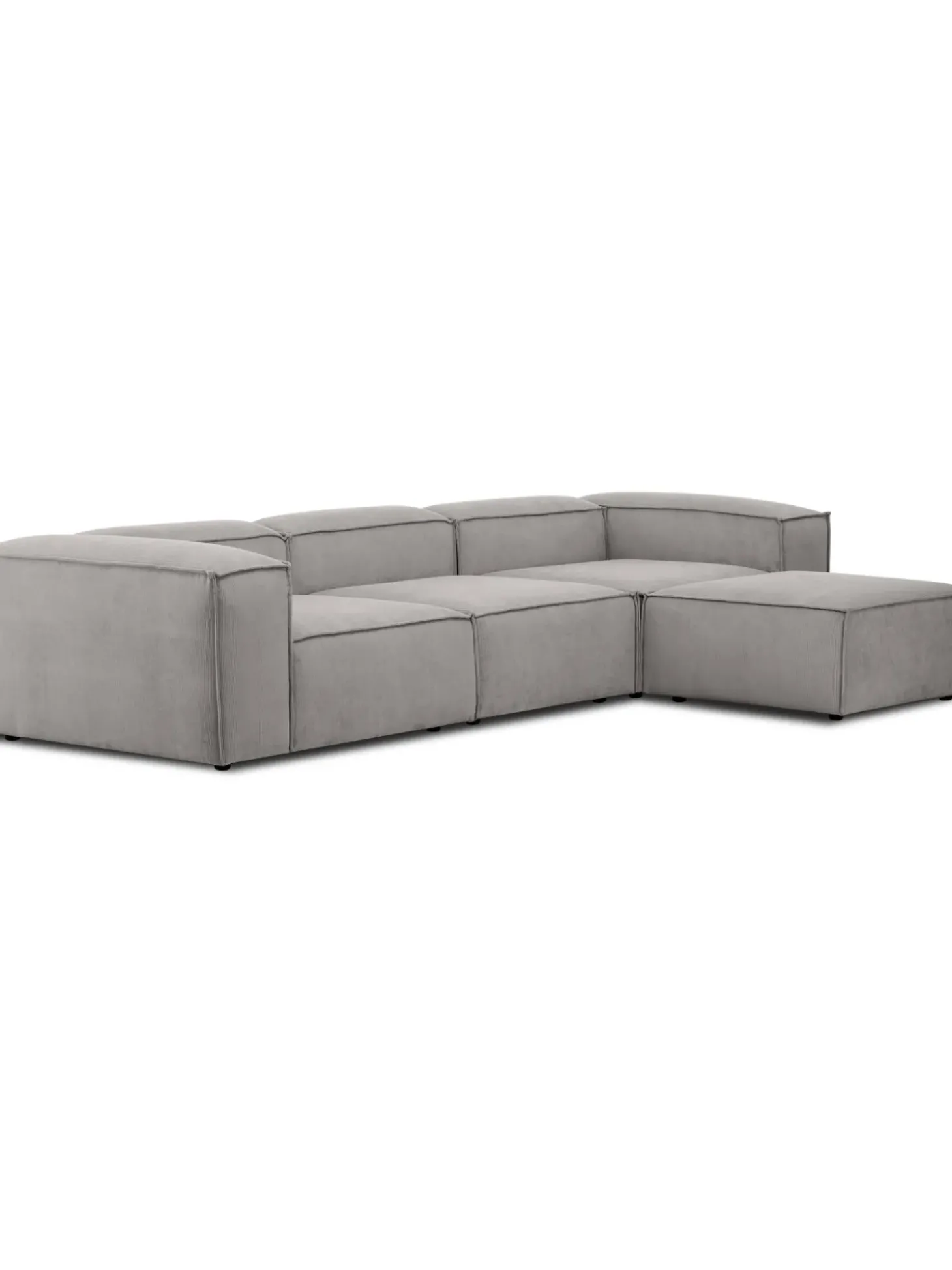 Sofa Rinconera Modular De Pana Lennon (4 Plazas)