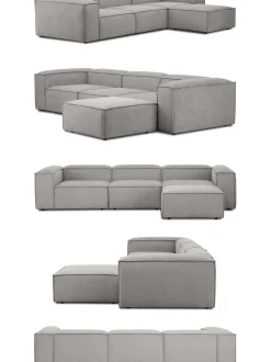 Sofa Rinconera Modular De Pana Lennon (4 Plazas)