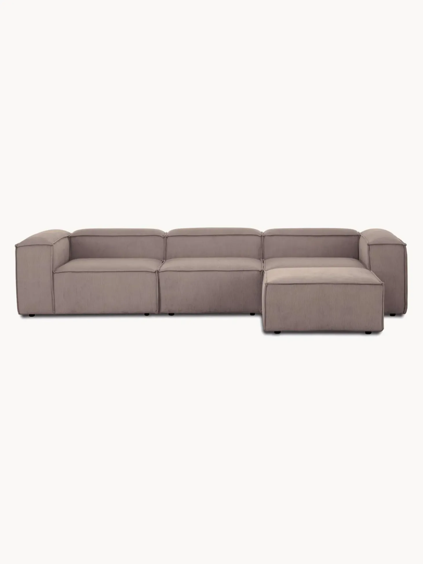 Sofa Rinconera Modular De Pana Lennon (4 Plazas)