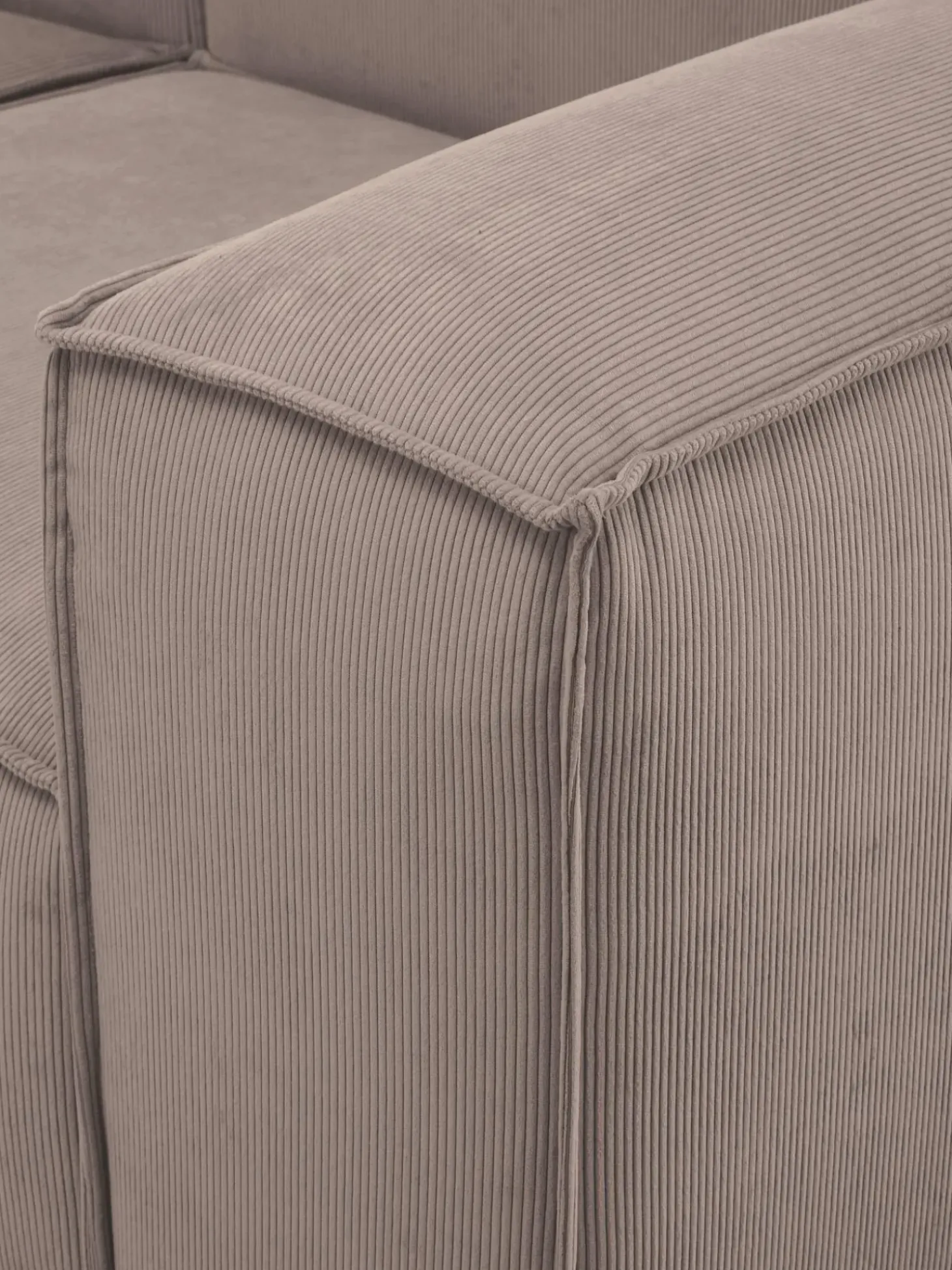 Sofa Rinconera Modular De Pana Lennon (4 Plazas)