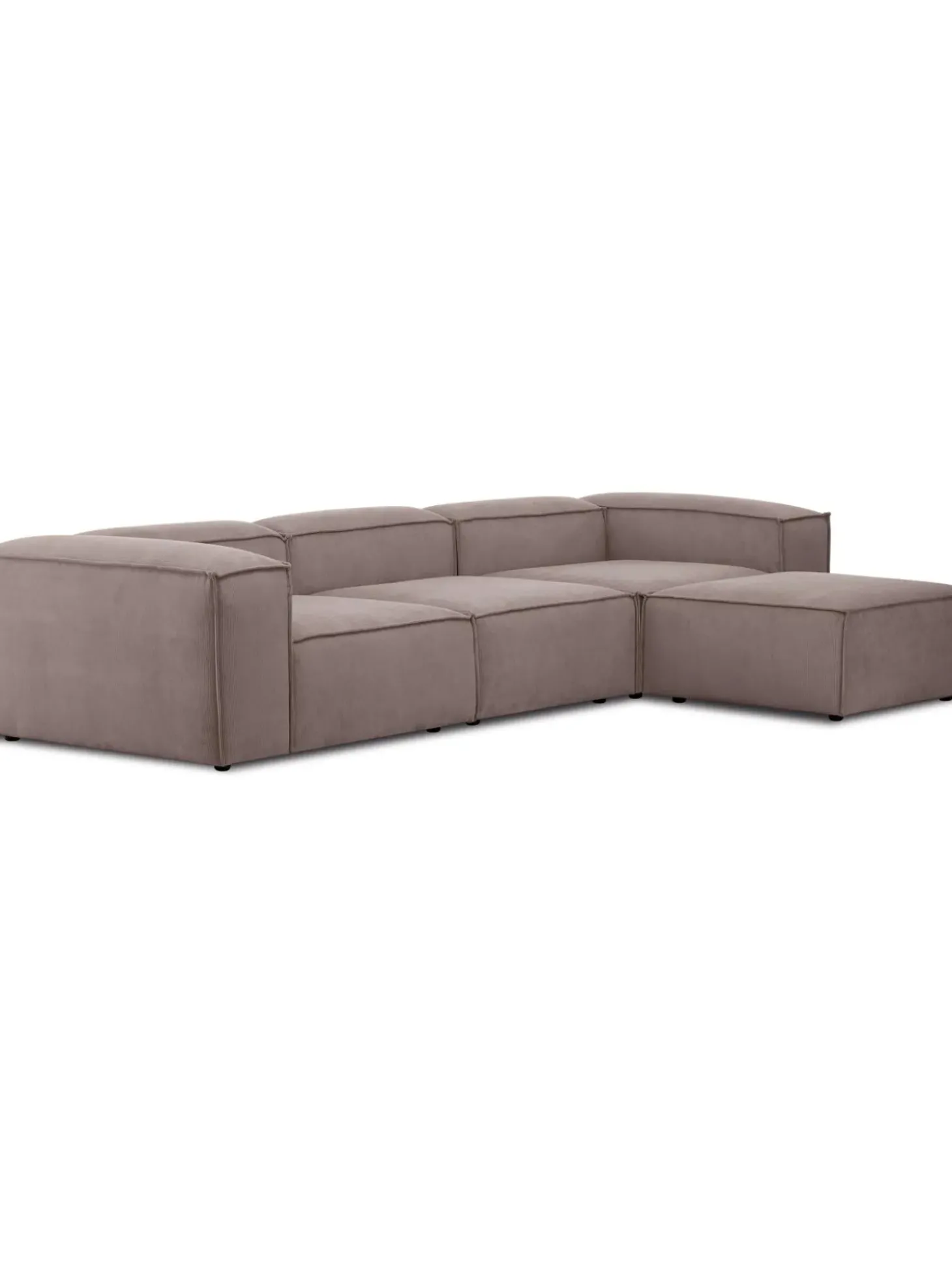 Sofa Rinconera Modular De Pana Lennon (4 Plazas)