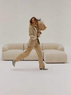 Sofa Rinconera Modular En Tejido Boucle Sofia (3 Plazas)