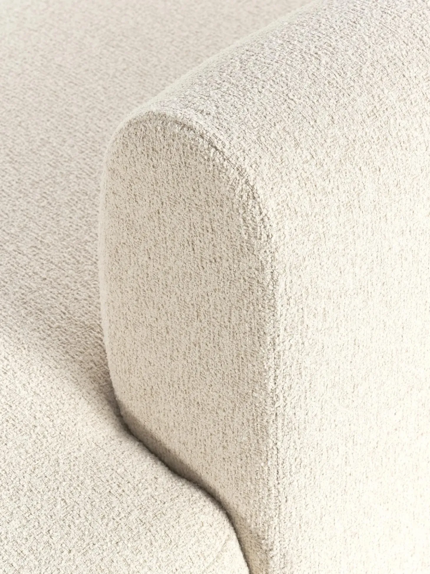 Sofa Rinconera Modular En Tejido Boucle Sofia (4 Plazas)