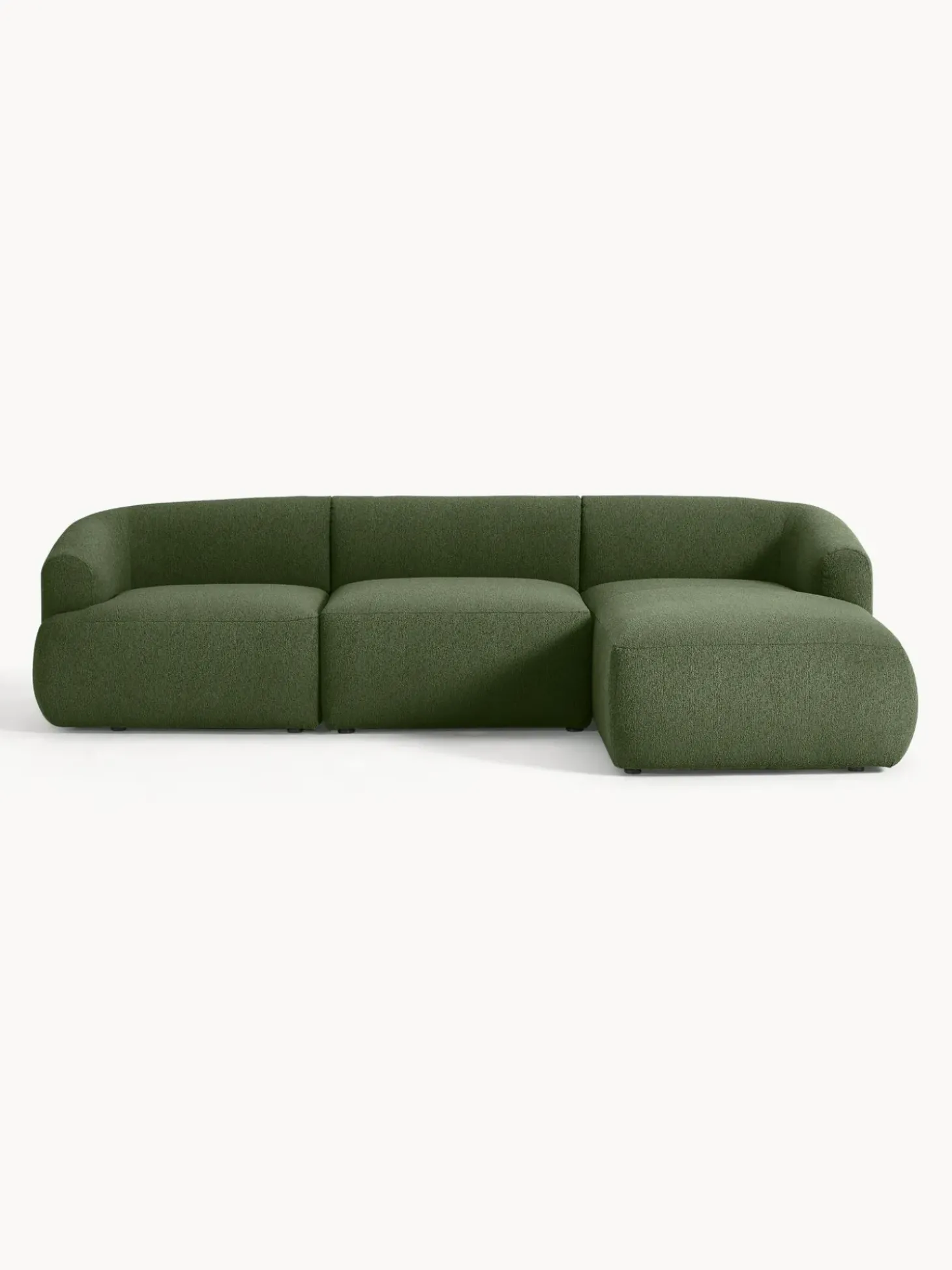 Sofa Rinconera Modular En Tejido Boucle Sofia (3 Plazas)