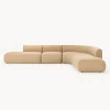 Sofa Rinconera Modular En Tejido Boucle Sofia (4 Plazas)