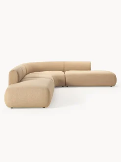 Sofa Rinconera Modular En Tejido Boucle Sofia (4 Plazas)