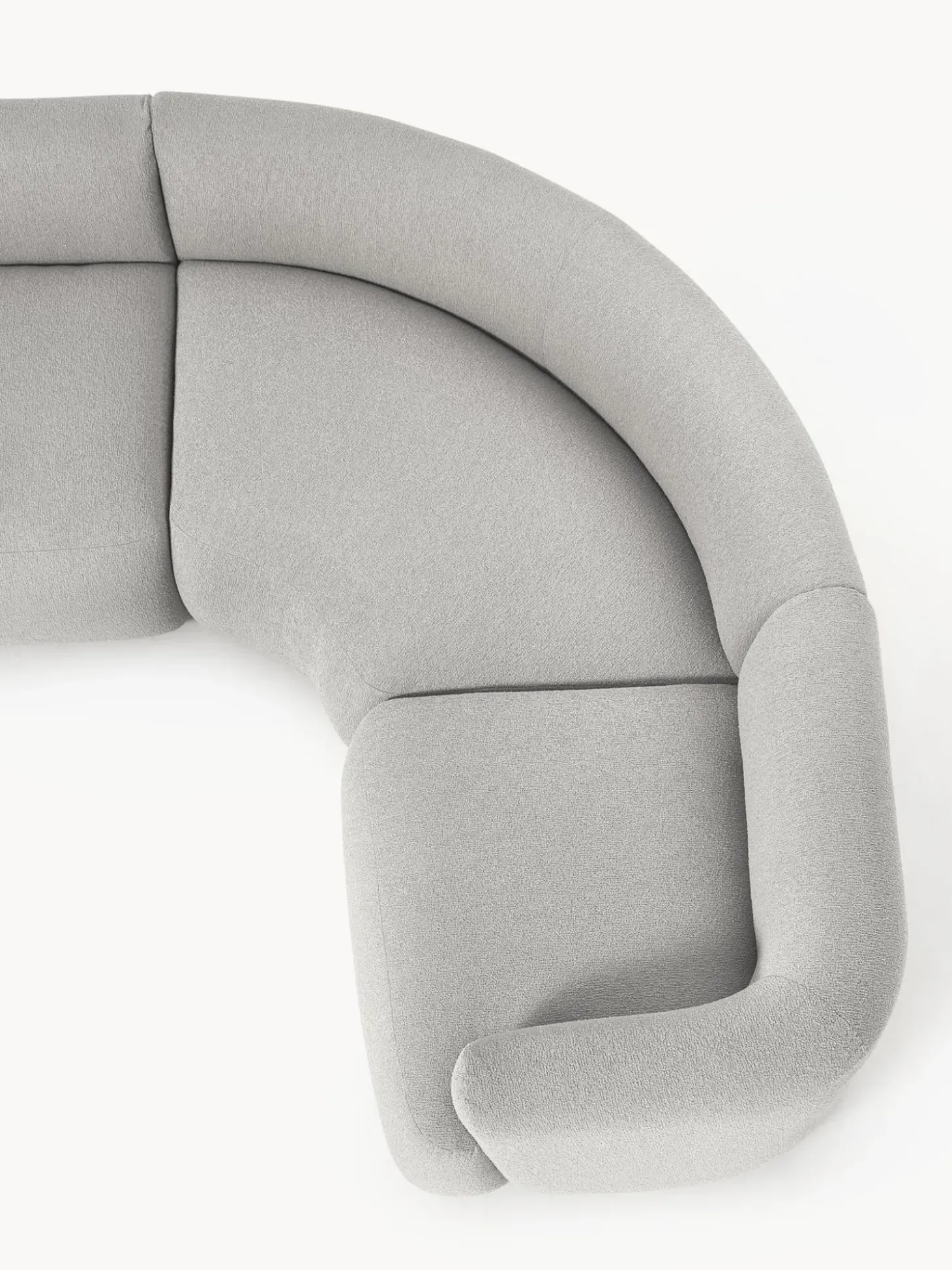 Sofa Rinconera Modular En Tejido Boucle Sofia