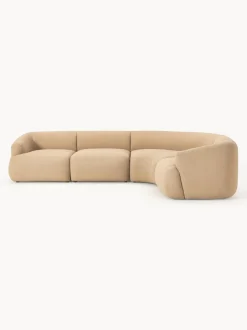 Sofa Rinconera Modular En Tejido Boucle Sofia (4 Plazas)