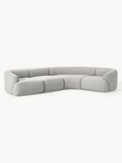 Sofa Rinconera Modular En Tejido Boucle Sofia (4 Plazas)