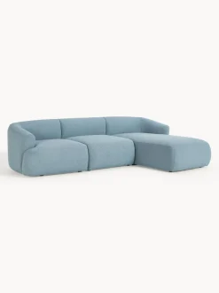 Sofa Rinconera Modular En Tejido Boucle Sofia (3 Plazas)