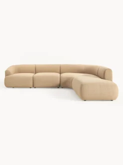 Sofa Rinconera Modular En Tejido Boucle Sofia (4 Plazas)