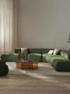 Sofa Rinconera Modular En Tejido Boucle Sofia (4 Plazas)
