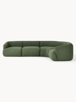 Sofa Rinconera Modular En Tejido Boucle Sofia (4 Plazas)
