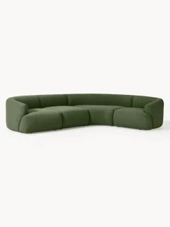 Sofa Rinconera Modular En Tejido Boucle Sofia (4 Plazas)