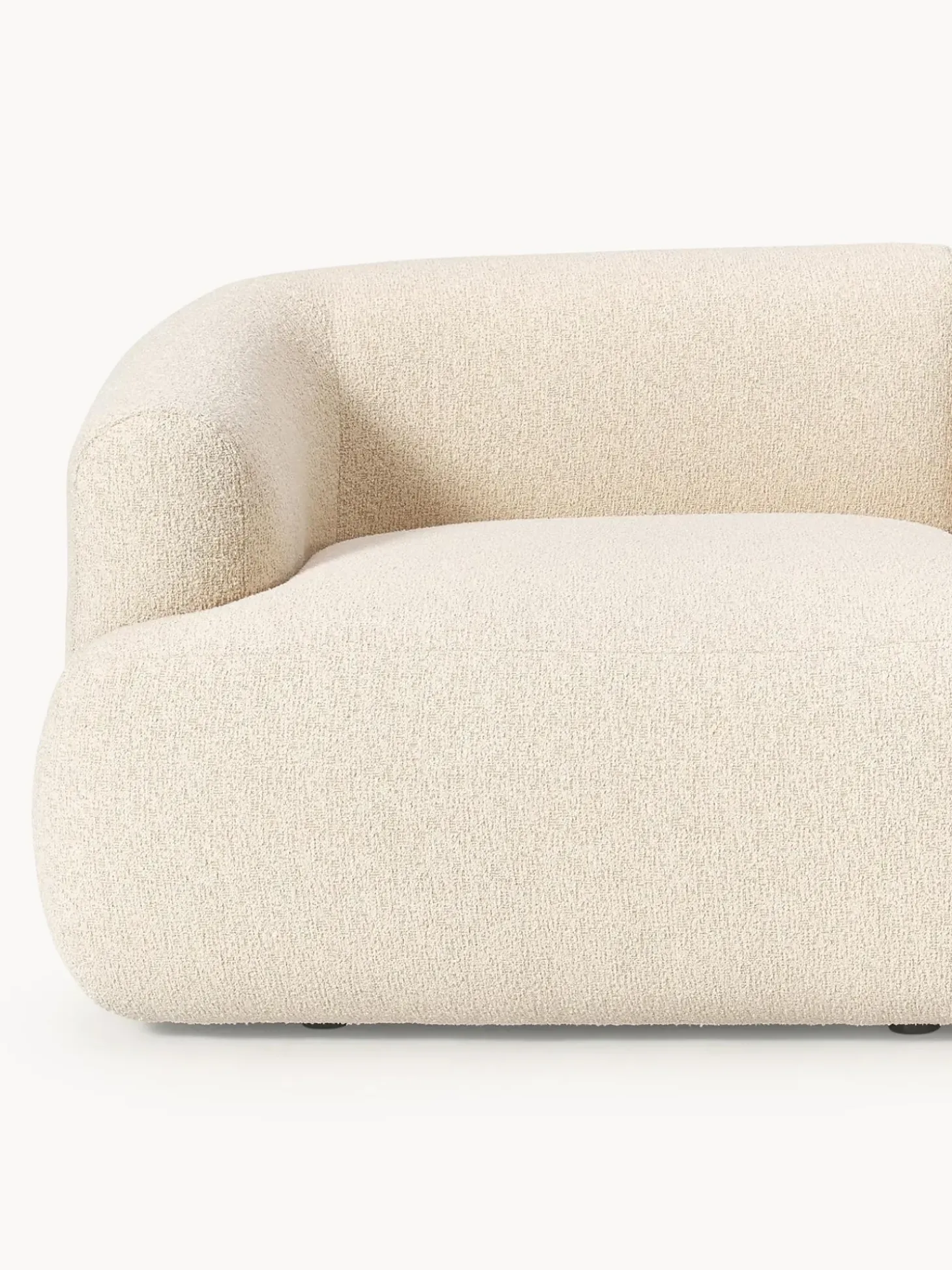 Sofa Rinconera Modular En Tejido Boucle Sofia (4 Plazas)