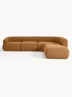 Sofa Rinconera Modular En Tejido Boucle Sofia (4 Plazas)