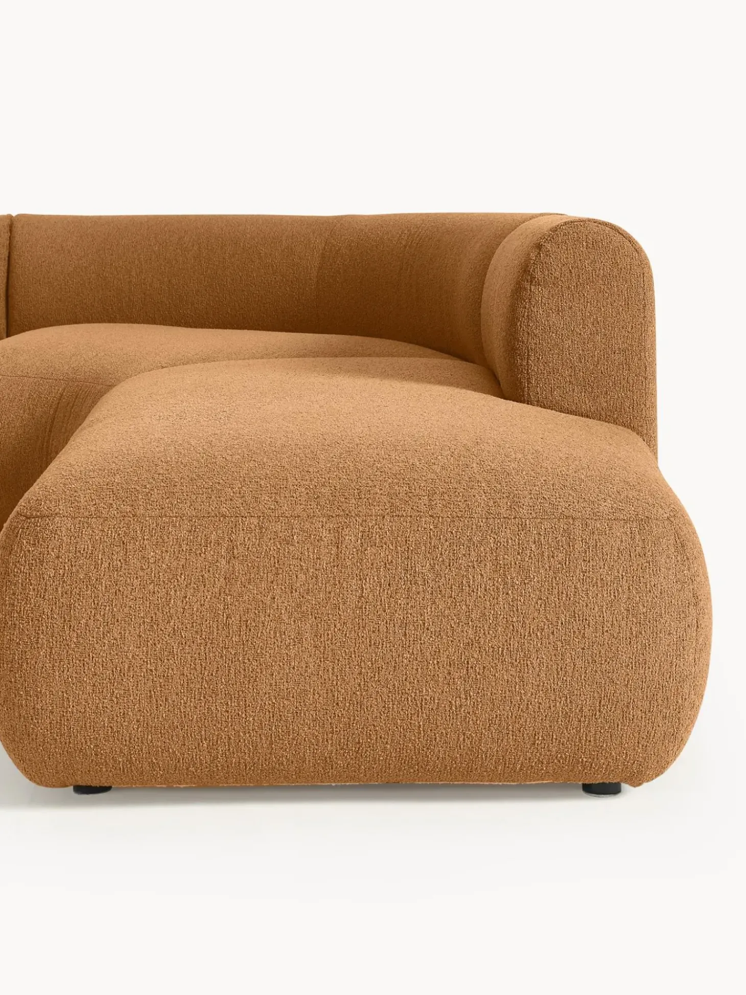 Sofa Rinconera Modular En Tejido Boucle Sofia (4 Plazas)