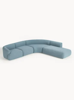 Sofa Rinconera Modular En Tejido Boucle Sofia (4 Plazas)