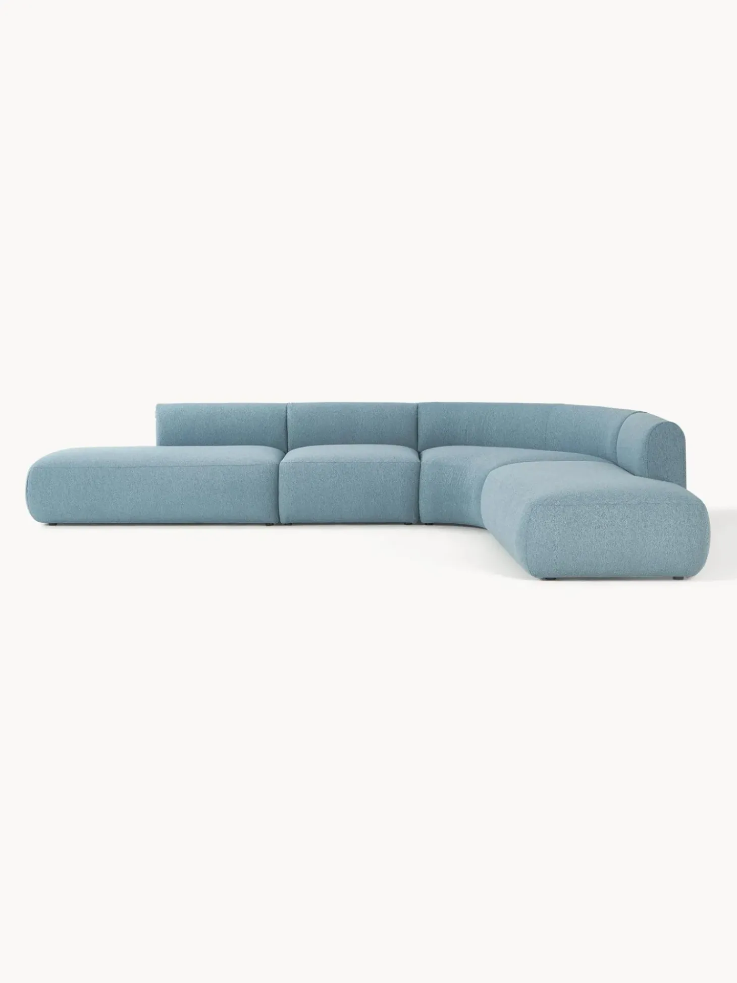 Sofa Rinconera Modular En Tejido Boucle Sofia (4 Plazas)