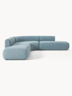 Sofa Rinconera Modular En Tejido Boucle Sofia (4 Plazas)