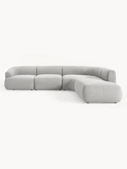 Sofa Rinconera Modular En Tejido Boucle Sofia (4 Plazas)