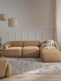 Sofa Rinconera Modular En Tejido Boucle Sofia (3 Plazas)
