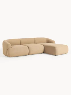 Sofa Rinconera Modular En Tejido Boucle Sofia (3 Plazas)