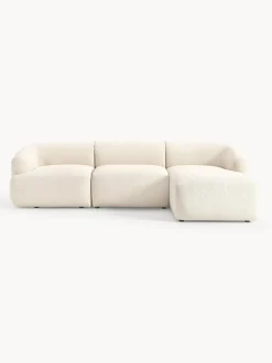 Sofa Rinconera Modular En Tejido Boucle Sofia (3 Plazas)