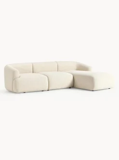 Sofa Rinconera Modular En Tejido Boucle Sofia (3 Plazas)