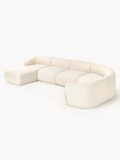 Sofa Rinconera Modular En Tejido Boucle Sofia