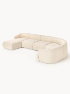 Sofa Rinconera Modular En Tejido Boucle Sofia