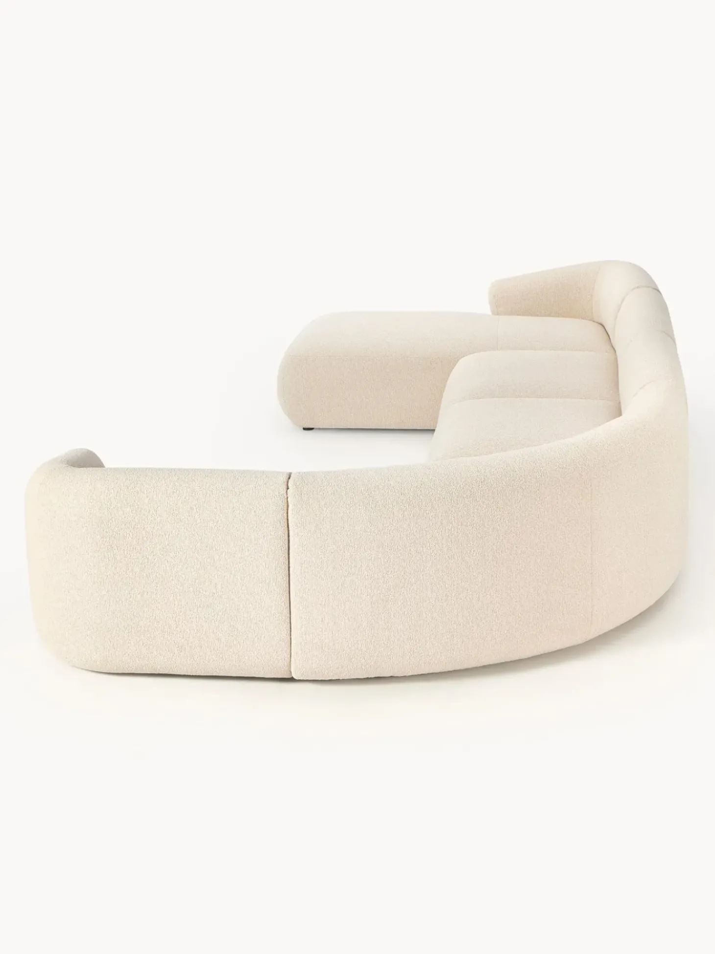 Sofa Rinconera Modular En Tejido Boucle Sofia