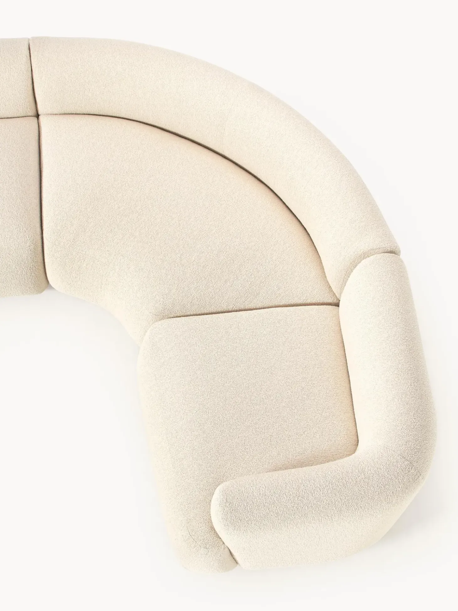 Sofa Rinconera Modular En Tejido Boucle Sofia