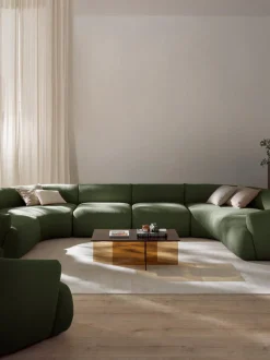 Sofa Rinconera Modular Grande En Tejido Boucle Sofia