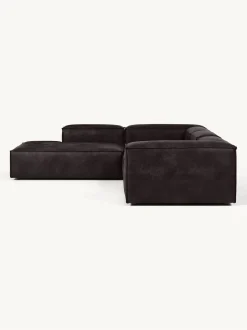 Sofa Rinconera Modular Grande De Cuero Reciclado Lennon
