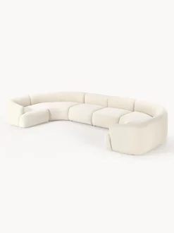 Sofa Rinconera Modular Grande En Tejido Boucle Sofia