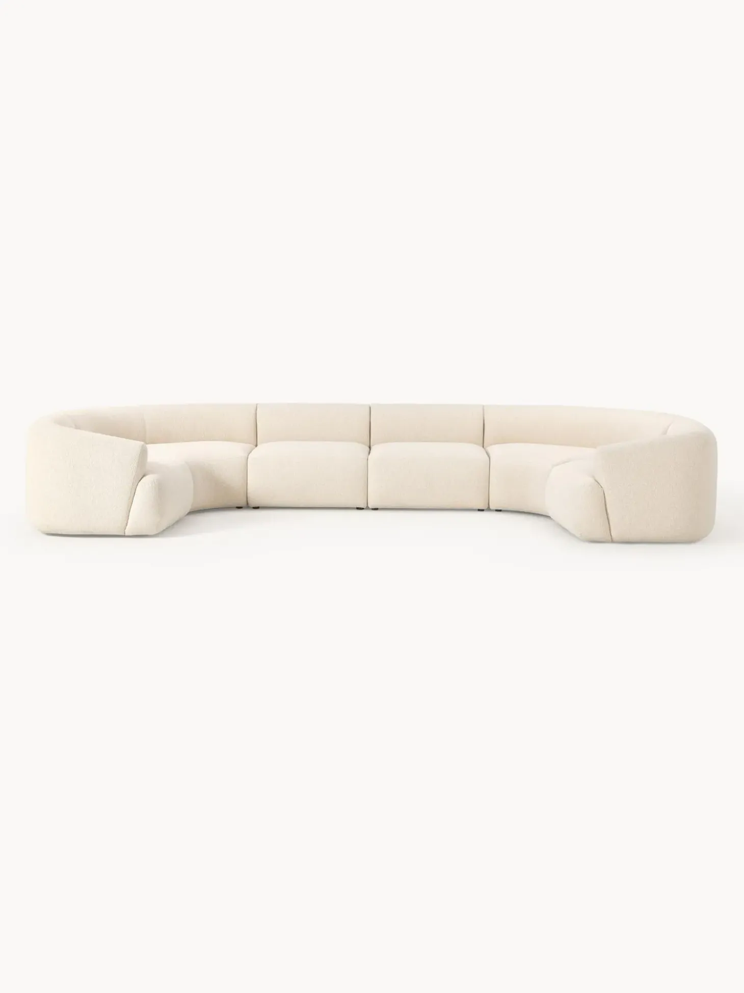 Sofa Rinconera Modular Grande En Tejido Boucle Sofia