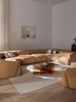 Sofa Rinconera Modular Grande En Tejido Boucle Sofia