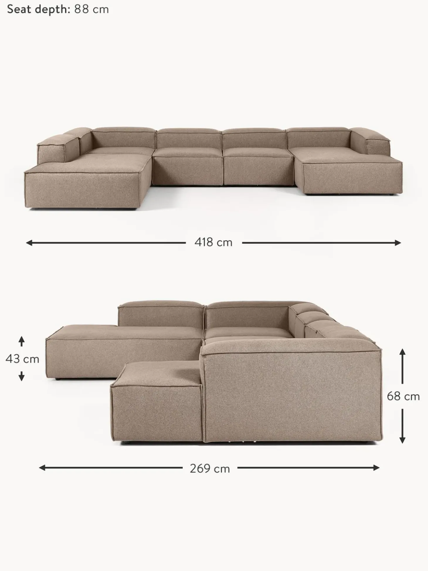 Sofa Rinconera Modular Lennon