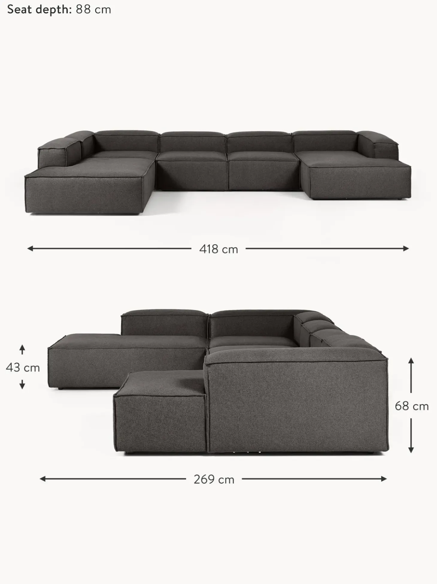 Sofa Rinconera Modular Lennon